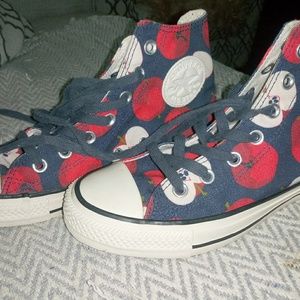 CONVERSE ALL STAR CHUCKS APPLE BLAU LIMITED EDITIO